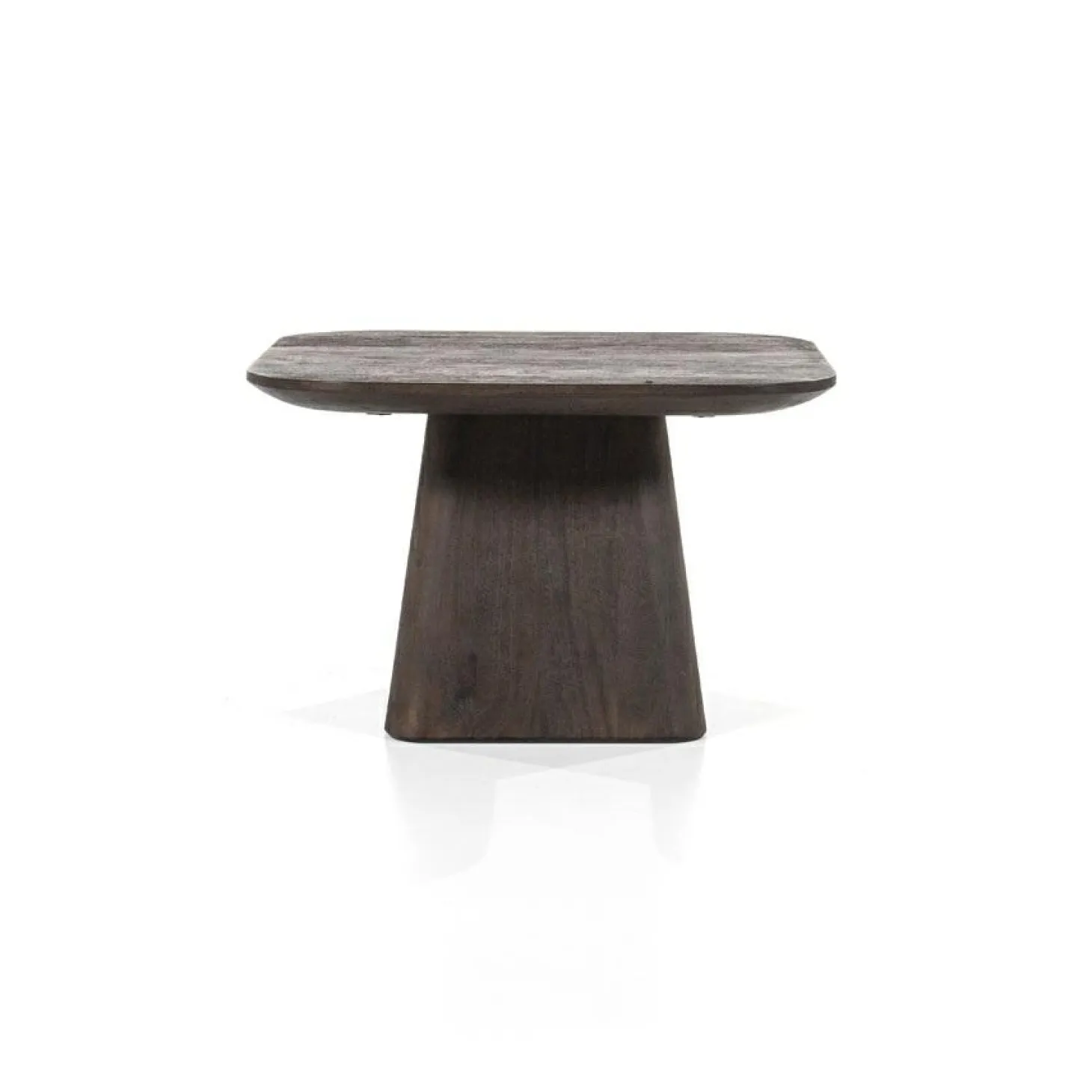 Vierkante Bijzettafel Aron Mangohout - Bruin 60 cm - Loft24.nl