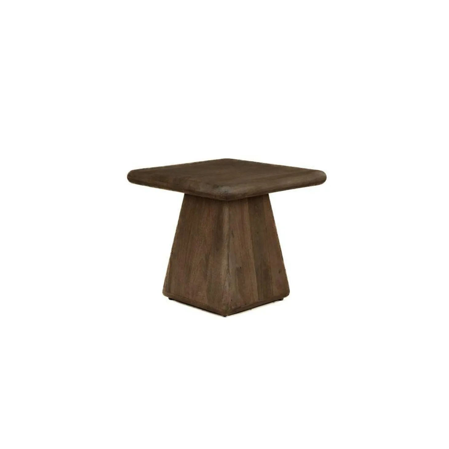 Vierkante Bijzettafel Asti Mangohout kleur Bruin - Loft24.nl
