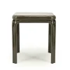 Vierkante Bijzettafel Zilo 43 x 43cm - Donkerbruin - Loft24.nl