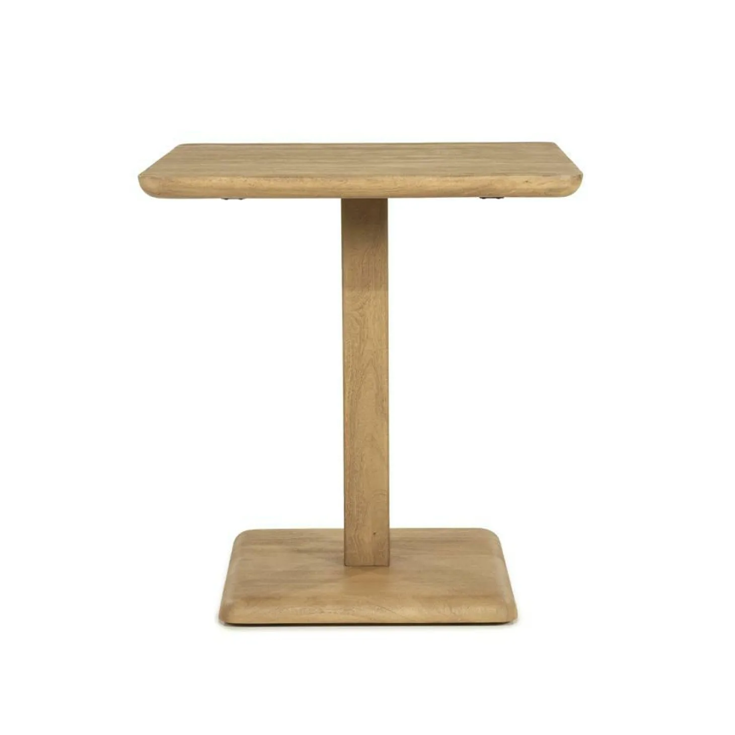 Vierkante Bistrotafel Florent Mangohout 70 x 70cm - Naturel - Loft24.nl
