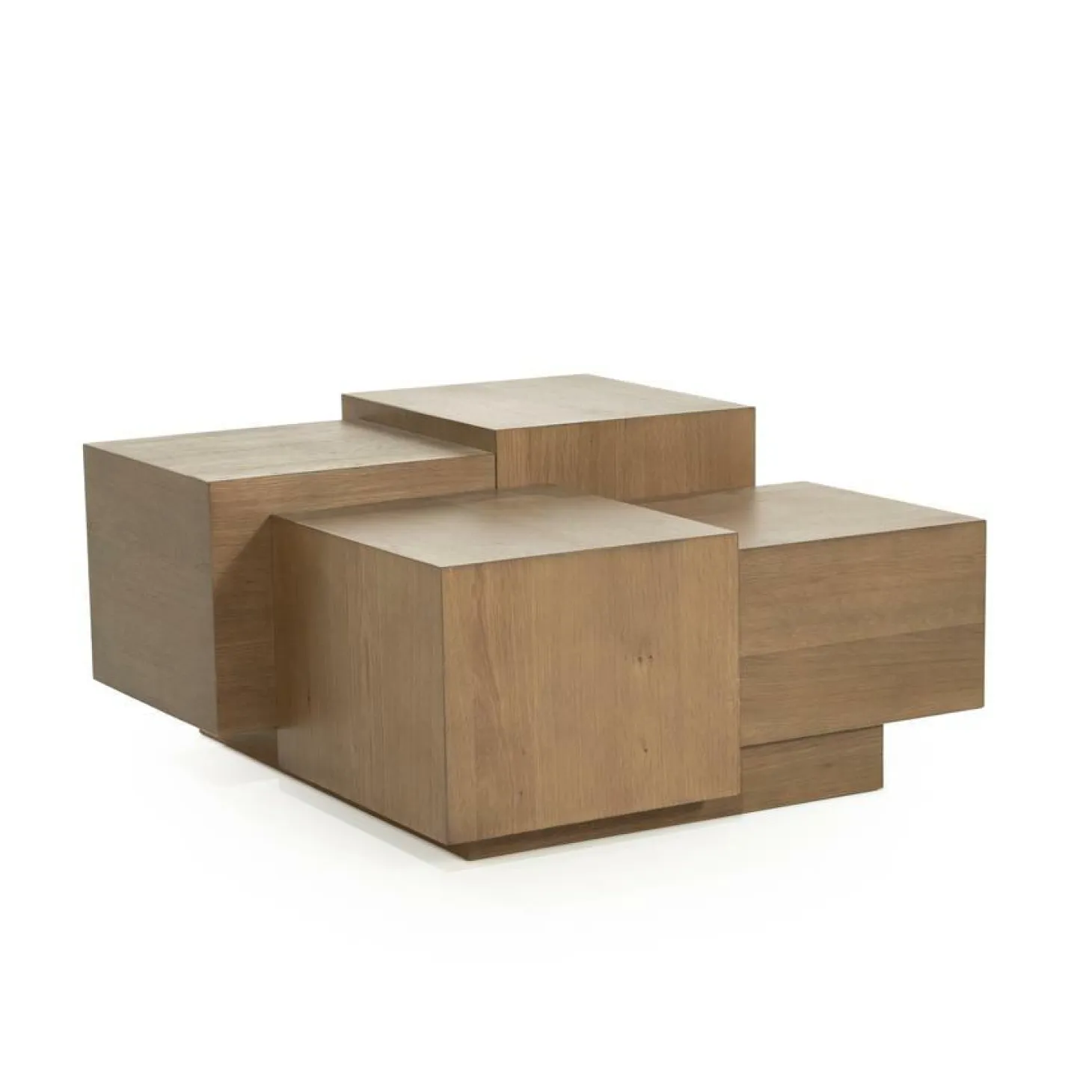 Vierkante Salontafel Quinten - bruin 80 x 80 cm - Loft24.nl