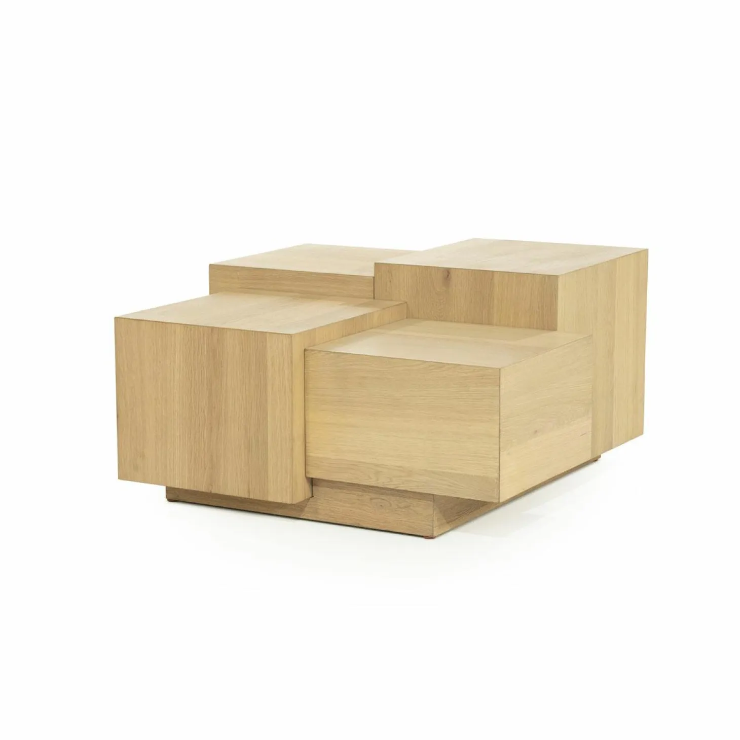 Vierkante Salontafel Quinten - bruin 80 x 80 cm - Loft24.nl