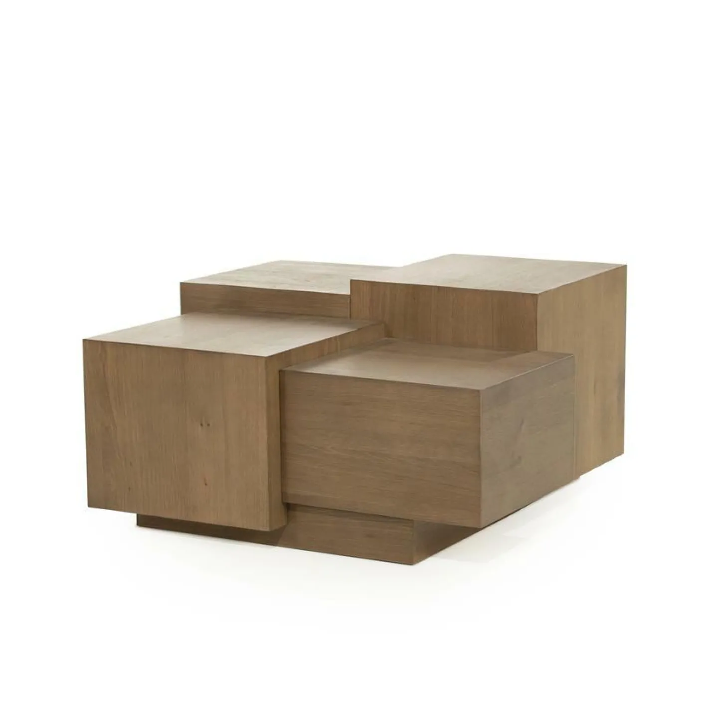Vierkante Salontafel Quinten - bruin 80 x 80 cm - Loft24.nl