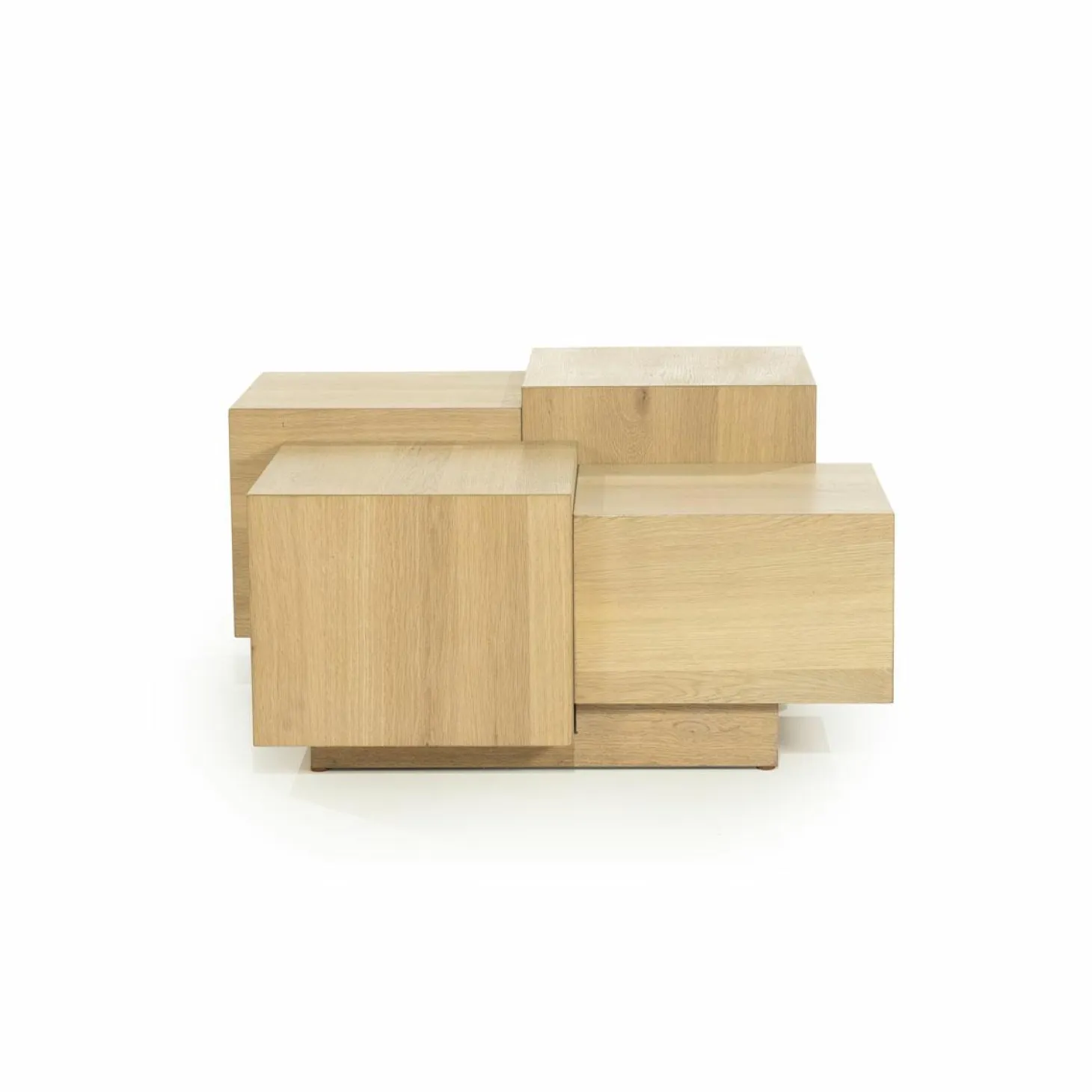 Vierkante Salontafel Quinten - naturel 80 x 80 cm - Loft24.nl