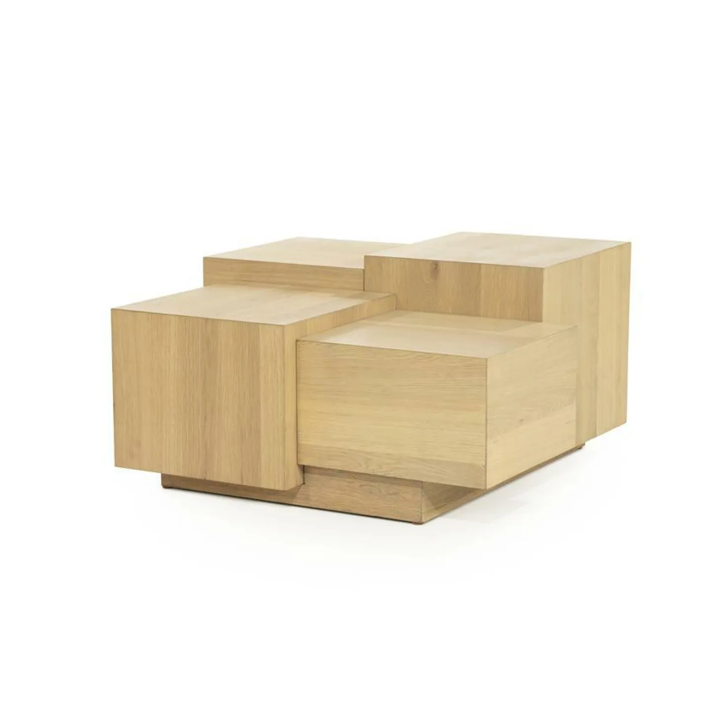 Vierkante Salontafel Quinten - naturel 80 x 80 cm - Loft24.nl