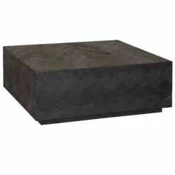 Vierkante Salontafel Ziano Zwart 100 x 100 cm - Loft24.nl