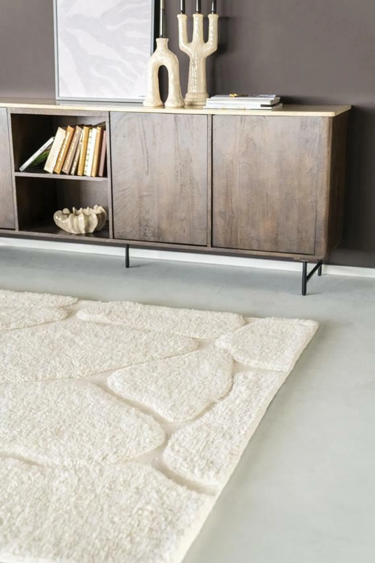 Vloerkleed Kala - Off White 160x230cm - Loft24.nl