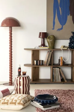 Vloerkleed Mixi kleur Burgundy - 160x230 cm - Loft24.nl
