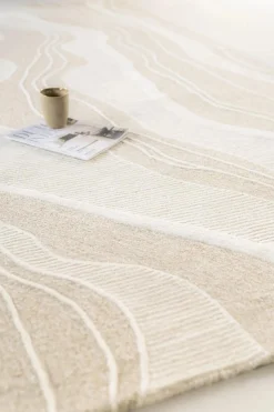 Vloerkleed Soil - Beige 190x290cm - Loft24.nl