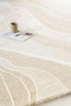 Vloerkleed Soil - Beige 190x290cm - Loft24.nl
