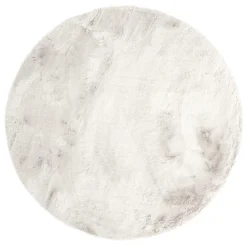 Vloerkleed Zena rond beige - Loft24.nl
