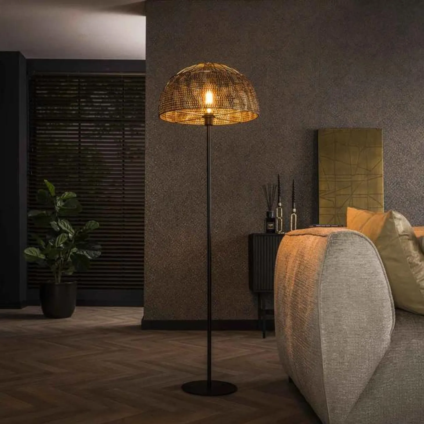 Vloerlamp Armor - 164cm Hoog - Loft24.nl