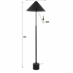 Vloerlamp Kosmos - 154cm Hoog - Loft24.nl