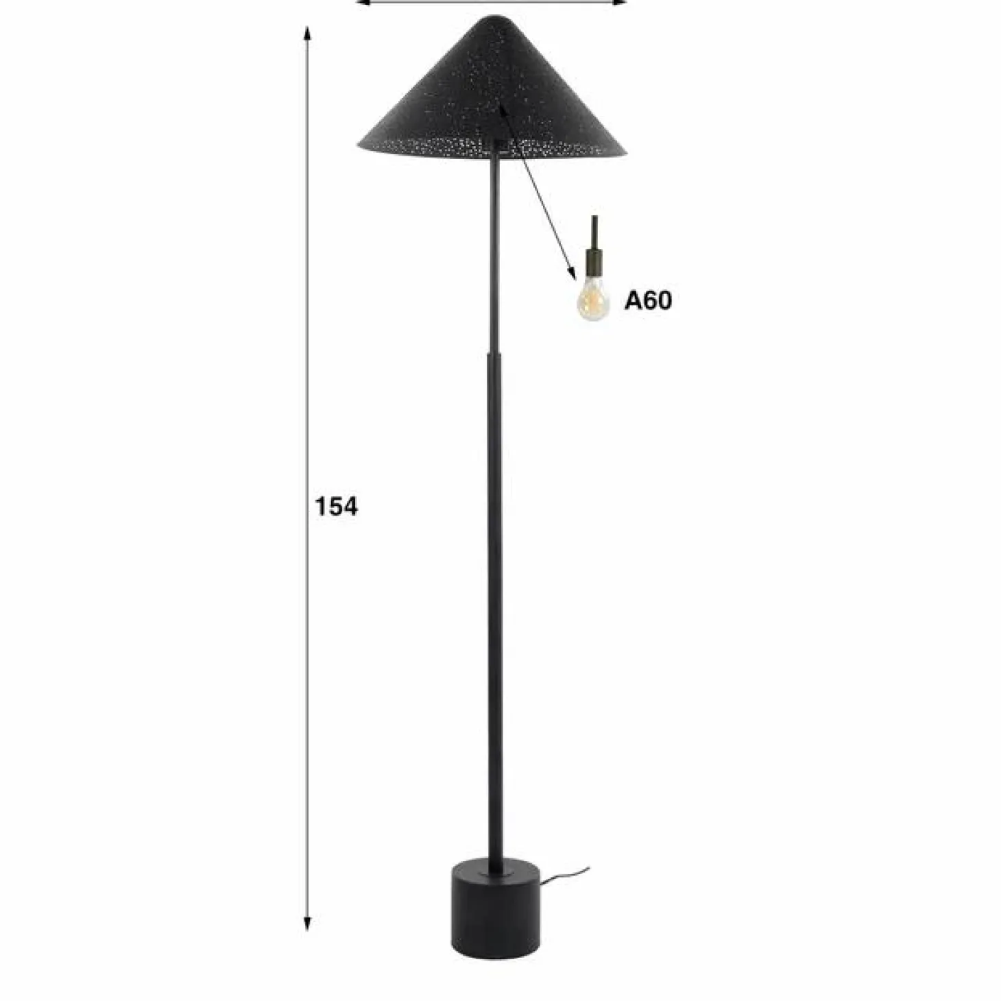 Vloerlamp Kosmos - 154cm Hoog - Loft24.nl