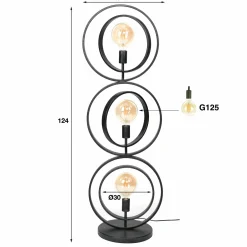 Vloerlamp Turn Around - 3 lampen - Loft24.nl
