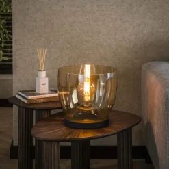 Vloerlamp UP Large - Amber Glas - Loft24.nl