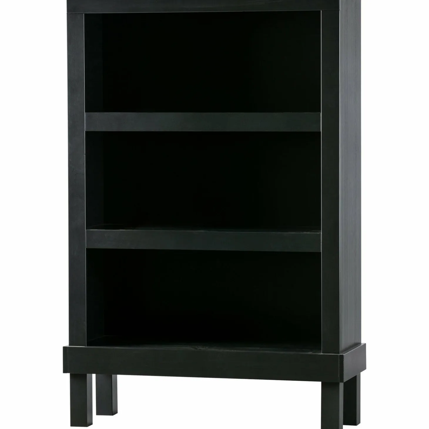 Wandkast Bonk Grenen, 160 x 107cm - Zwart - Loft24.nl