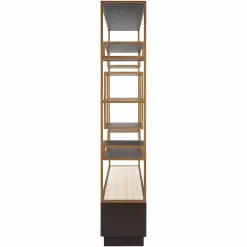 Wandkast Claremont Eiken en travertin 220 x 120cm - Loft24.nl