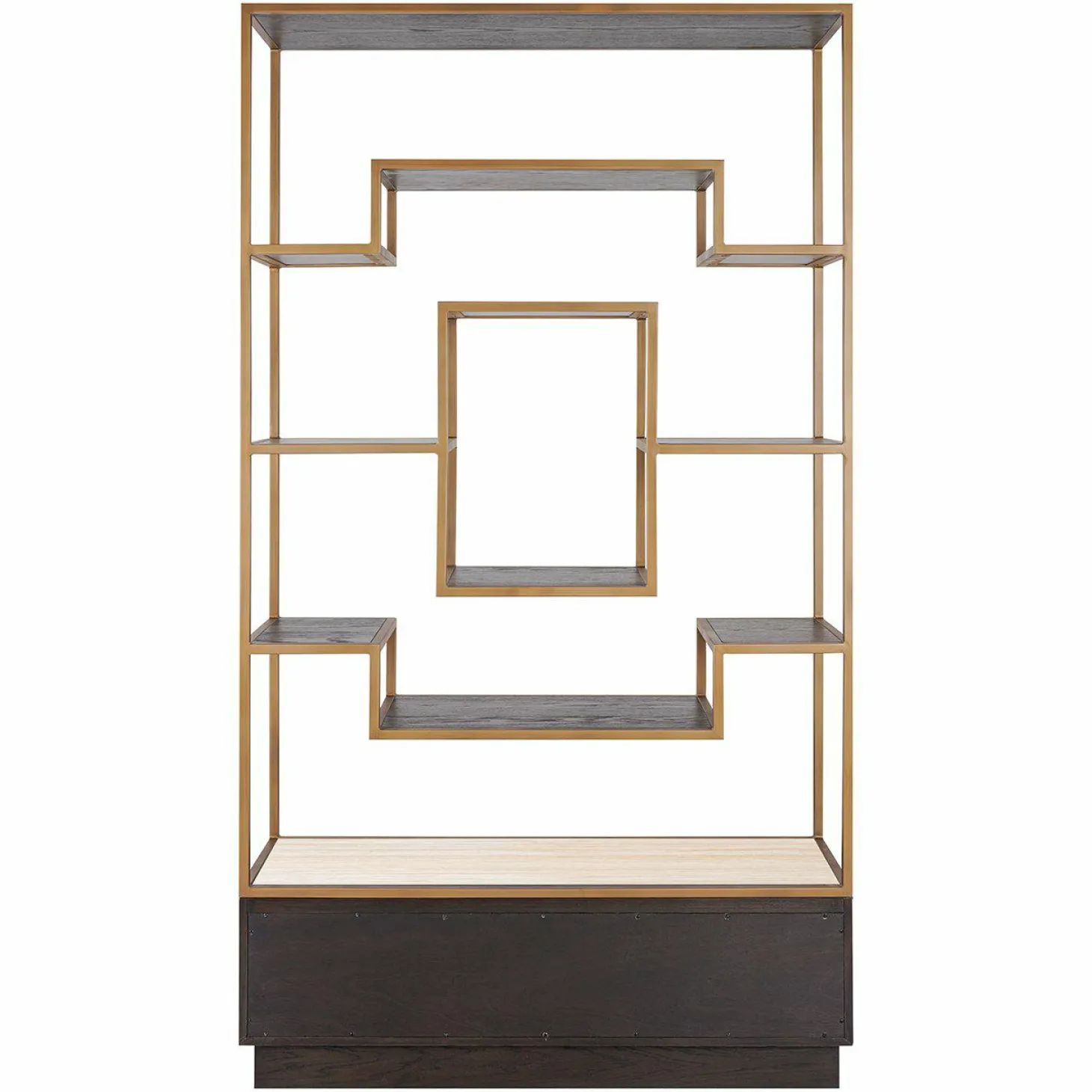 Wandkast Claremont Eiken en travertin 220 x 120cm - Loft24.nl