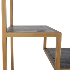 Wandkast Claremont Eiken en travertin 220 x 120cm - Loft24.nl