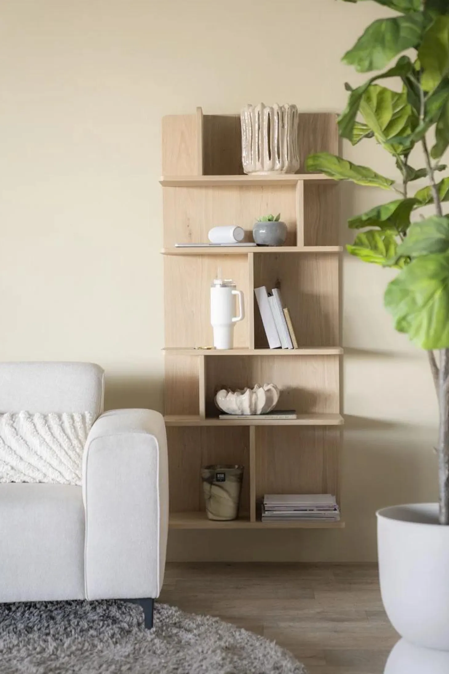 Wandkast Renee Vierkant - Loft24.nl