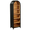 Wandkast Rotondi Mangohout 220 x 70 cm - Zwart - Loft24.nl