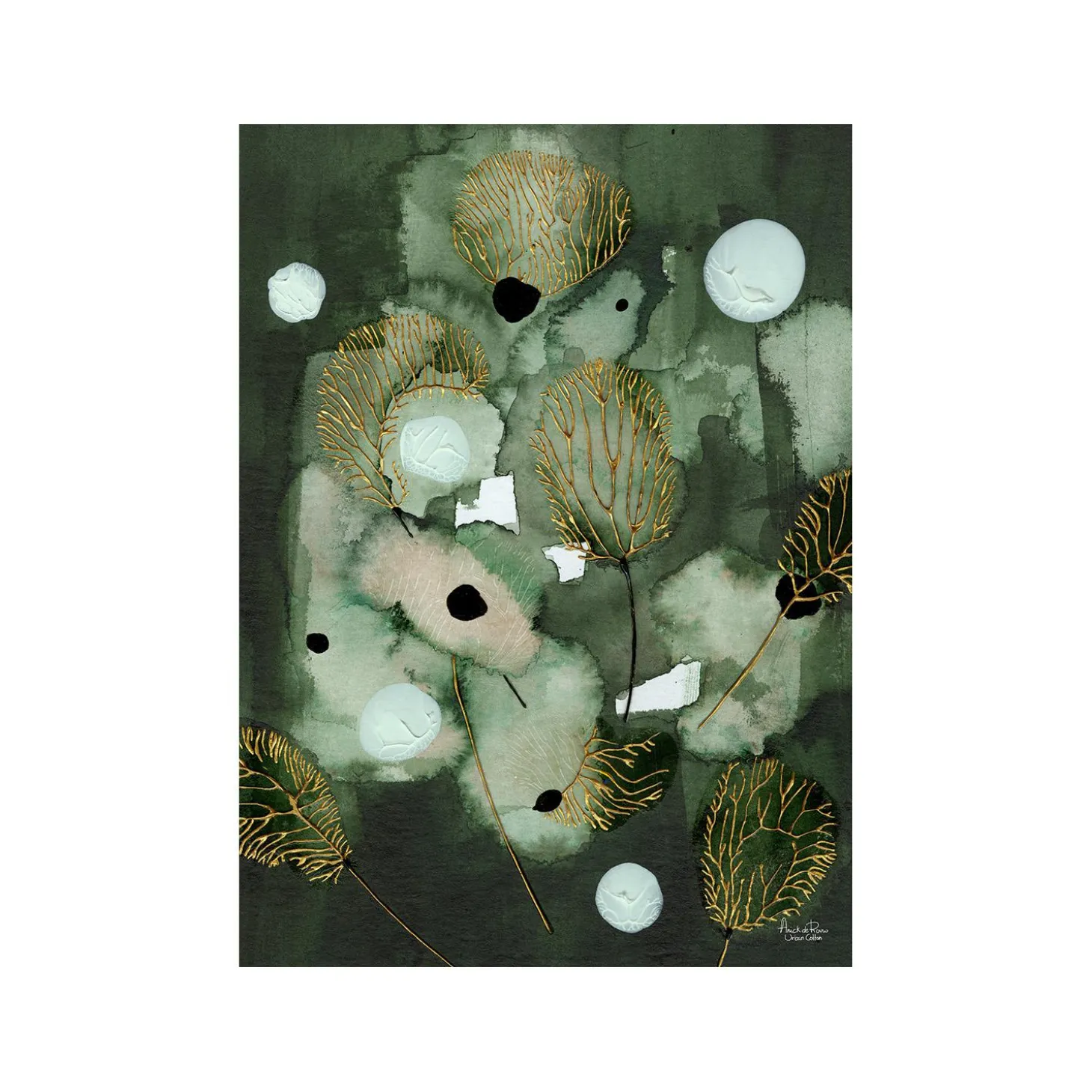 Wandkleed Forest Flower - zelf samenstellen - Loft24.nl