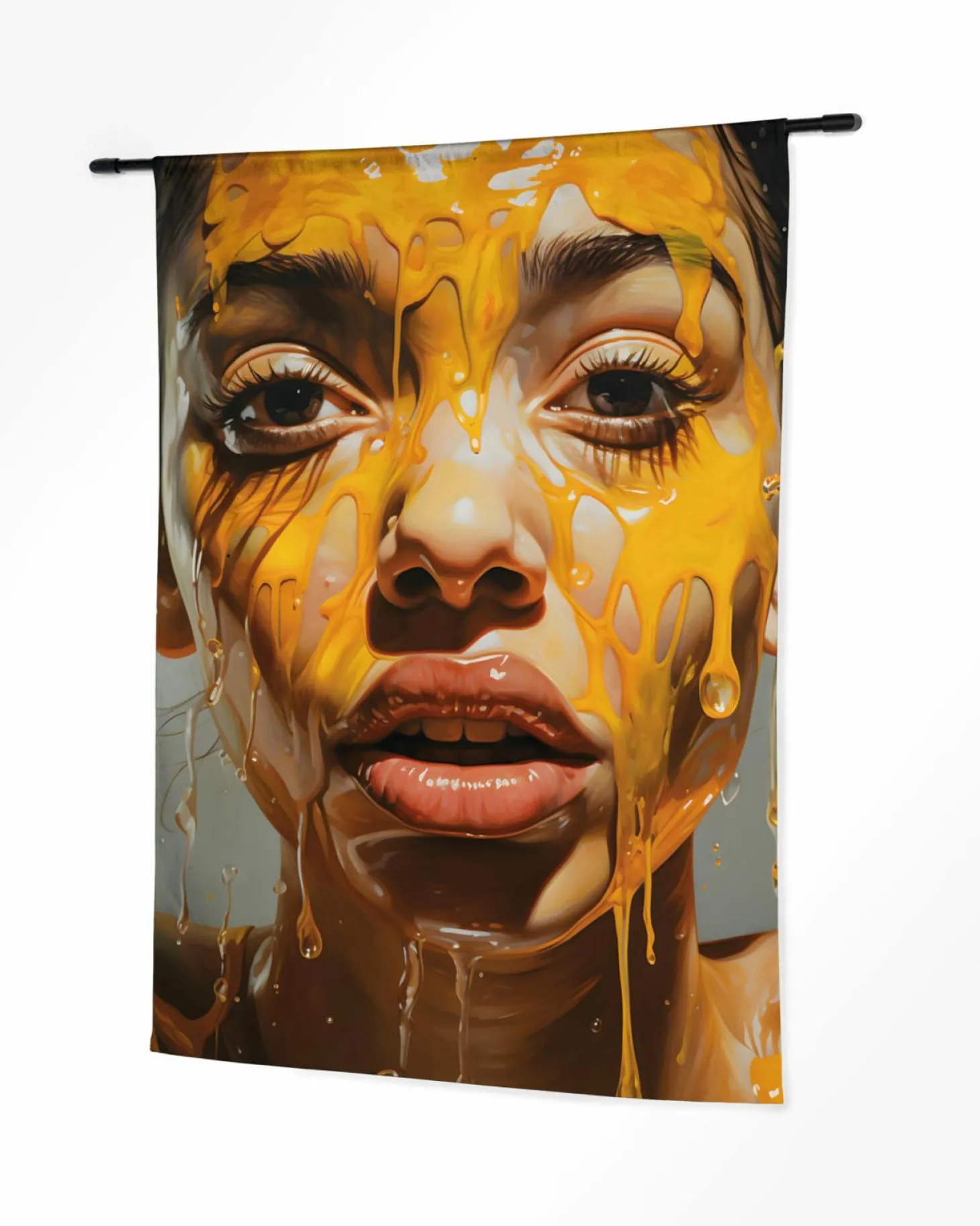 Wandkleed Honey- zelf samenstellen - Loft24.nl