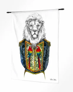 Wandkleed Lion - zelf samenstellen - Loft24.nl
