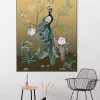Wandkleed Peacock - zelf samenstellen - Loft24.nl