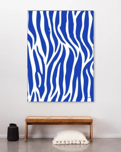 Wandkleed Savanna Blue - zelf samenstellen - Loft24.nl