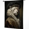Wandkleed Snow Leopard - zelf samenstellen - Loft24.nl