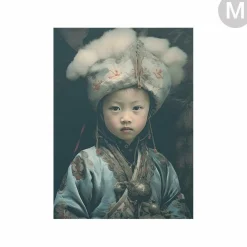 Wandkleed Traditional child 2 - zelf samenstellen - Loft24.nl