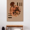 Wandkleed Wabi Sabi Lifelines - zelf samenstellen - Loft24.nl