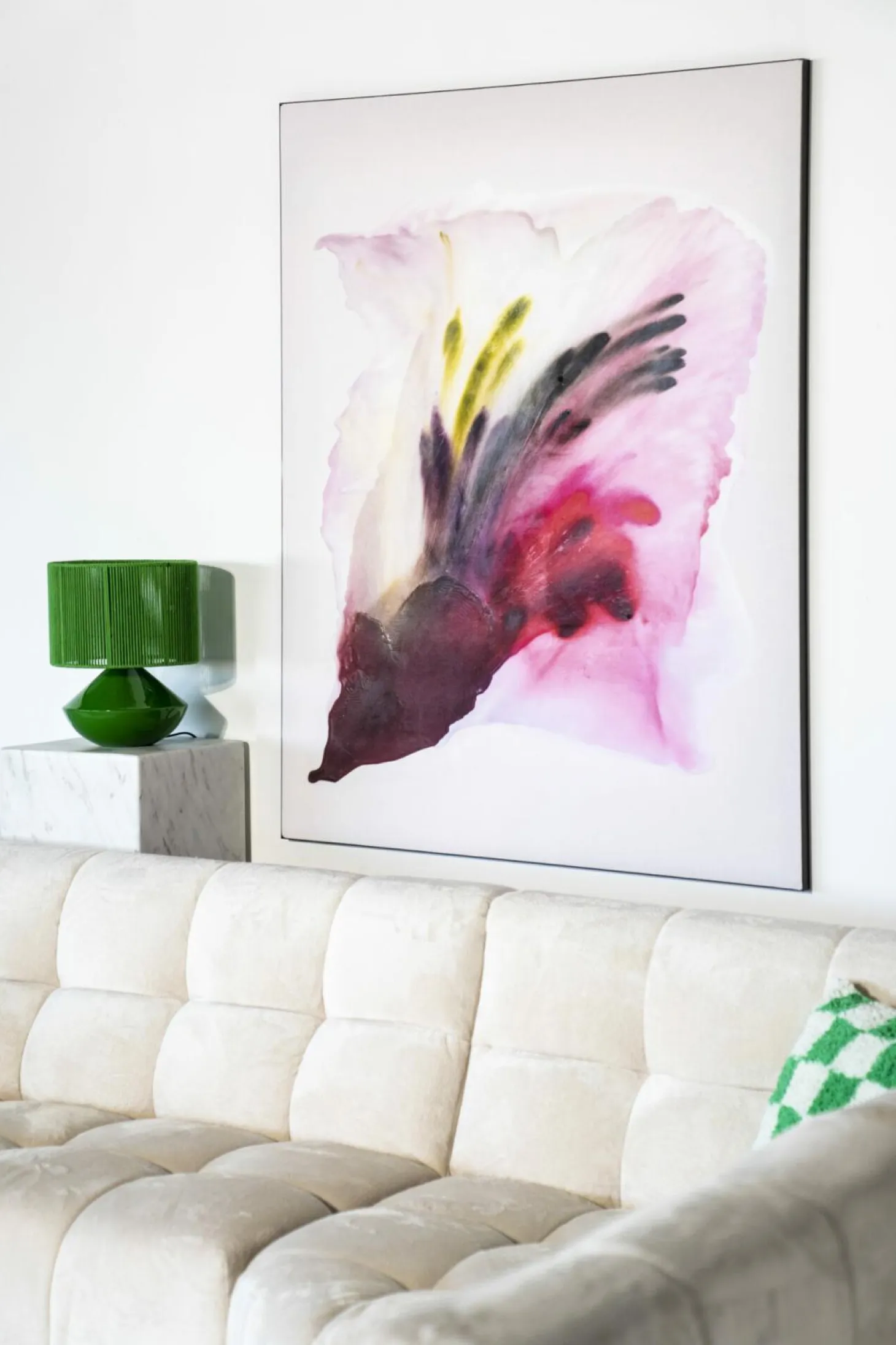 Wandkleed Wild Flower 7 - zelf samenstellen - Loft24.nl