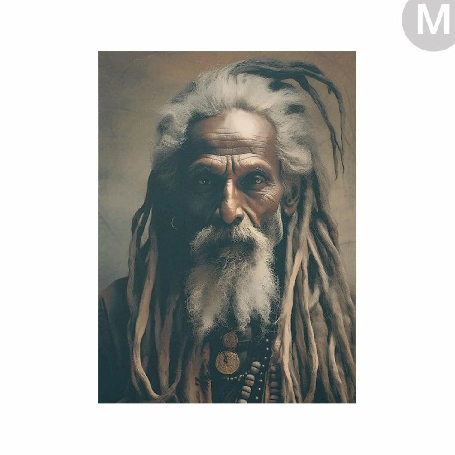 Wandkleed Wise Man - zelf samenstellen - Loft24.nl