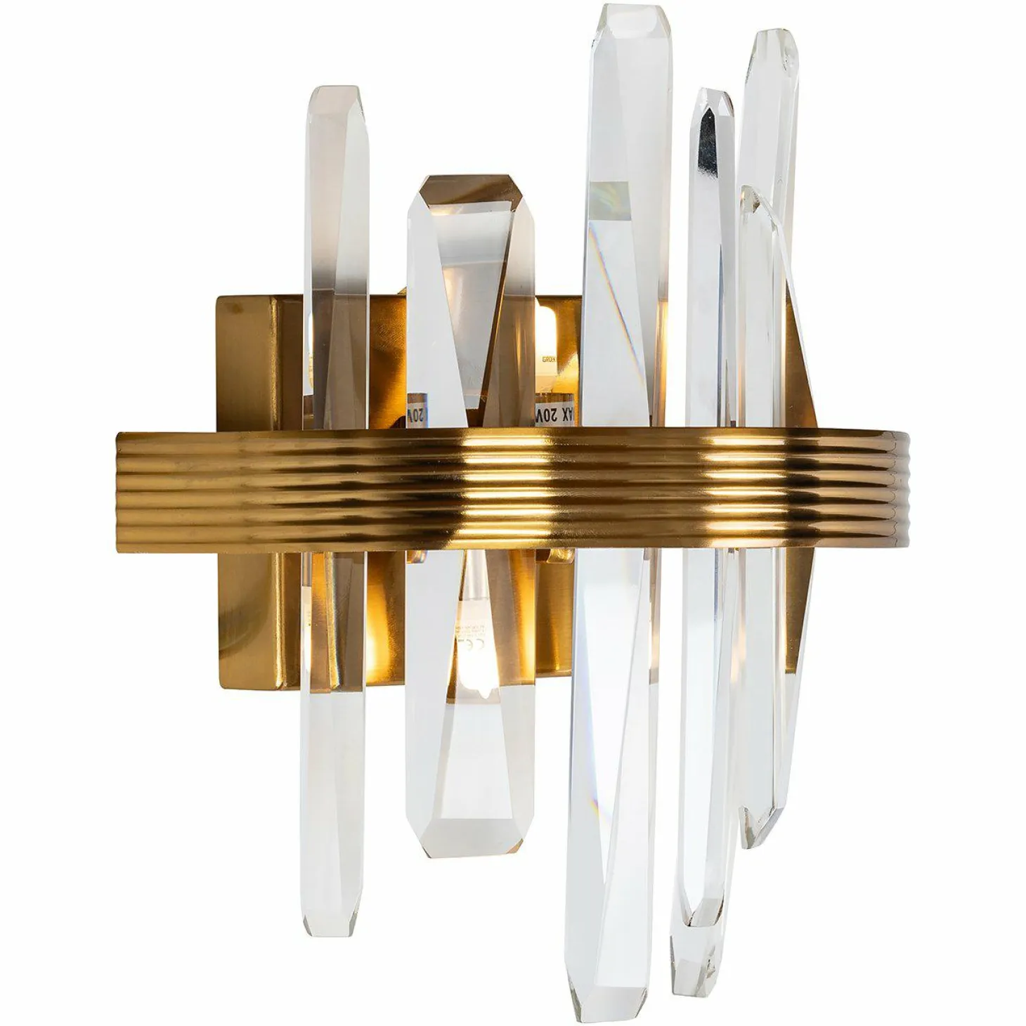 Wandlamp Brigh Crystal 2-lamps - Loft24.nl