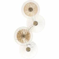 Wandlamp Linzi 4-lamps kleur Brushed Gold - Loft24.nl