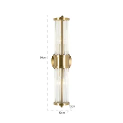 Wandlamp Lyan kleur Brushed Gold - Loft24.nl