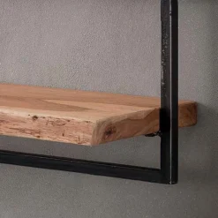 Wandplank Edge Acaciahout - 40 cm - Loft24.nl