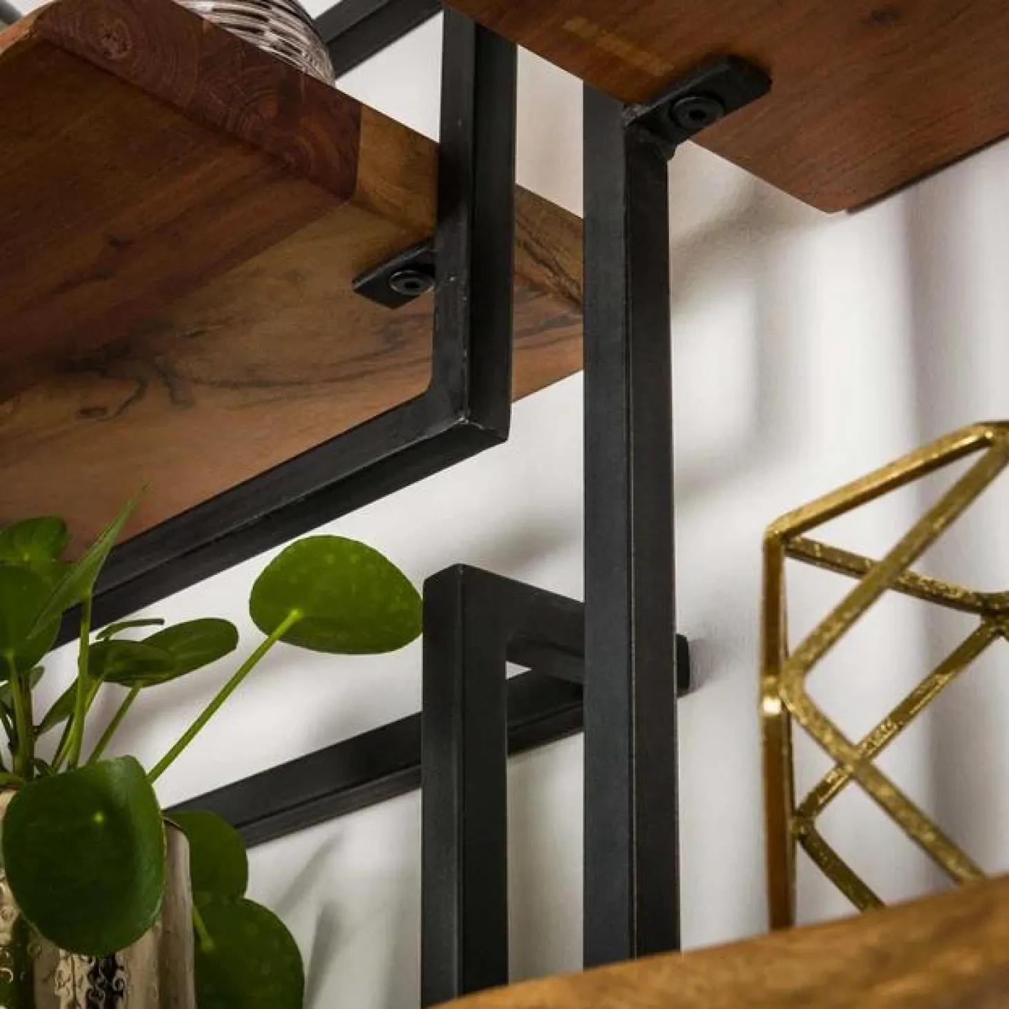 Wandplank Edge Acaciahout - 40 cm - Loft24.nl