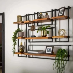 Wandplank Edge Acaciahout - 30cm - Loft24.nl