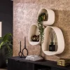 Wandplank Stone Marmer - Set van 3 Stuks - Loft24.nl
