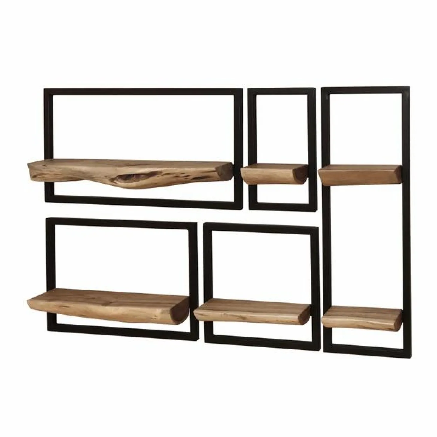 Wandschap Edge - Set van 5 Stuks - Loft24.nl