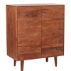 Wijnkast Falcone Acaciahout 110 x 90 cm - Loft24.nl