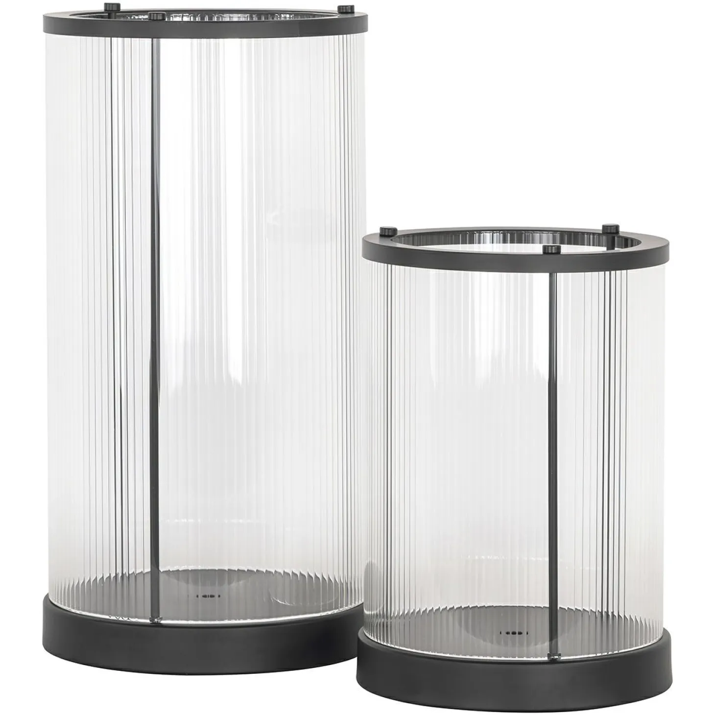 Windlicht Dayene groot (Black) - Loft24.nl