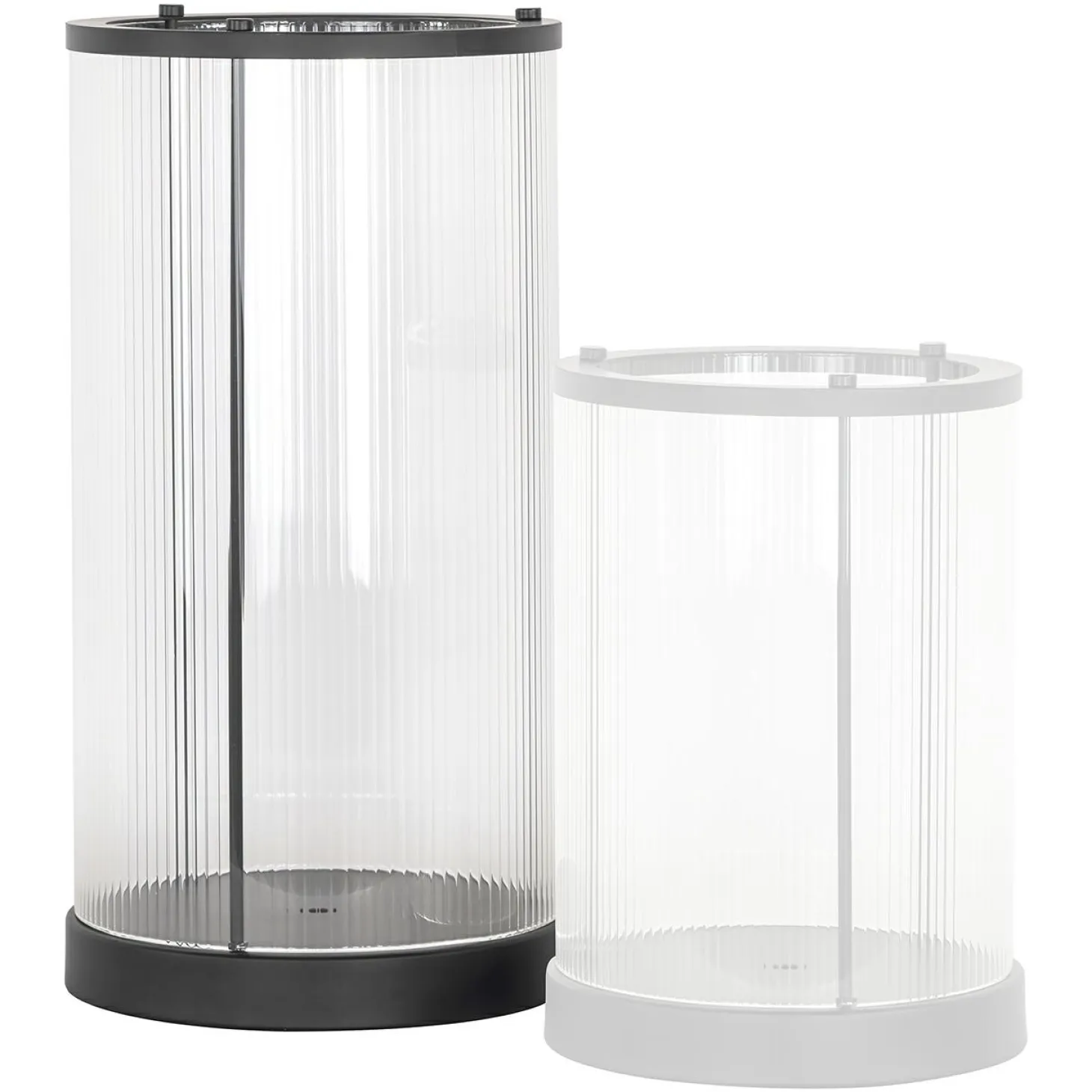 Windlicht Dayene groot (Black) - Loft24.nl