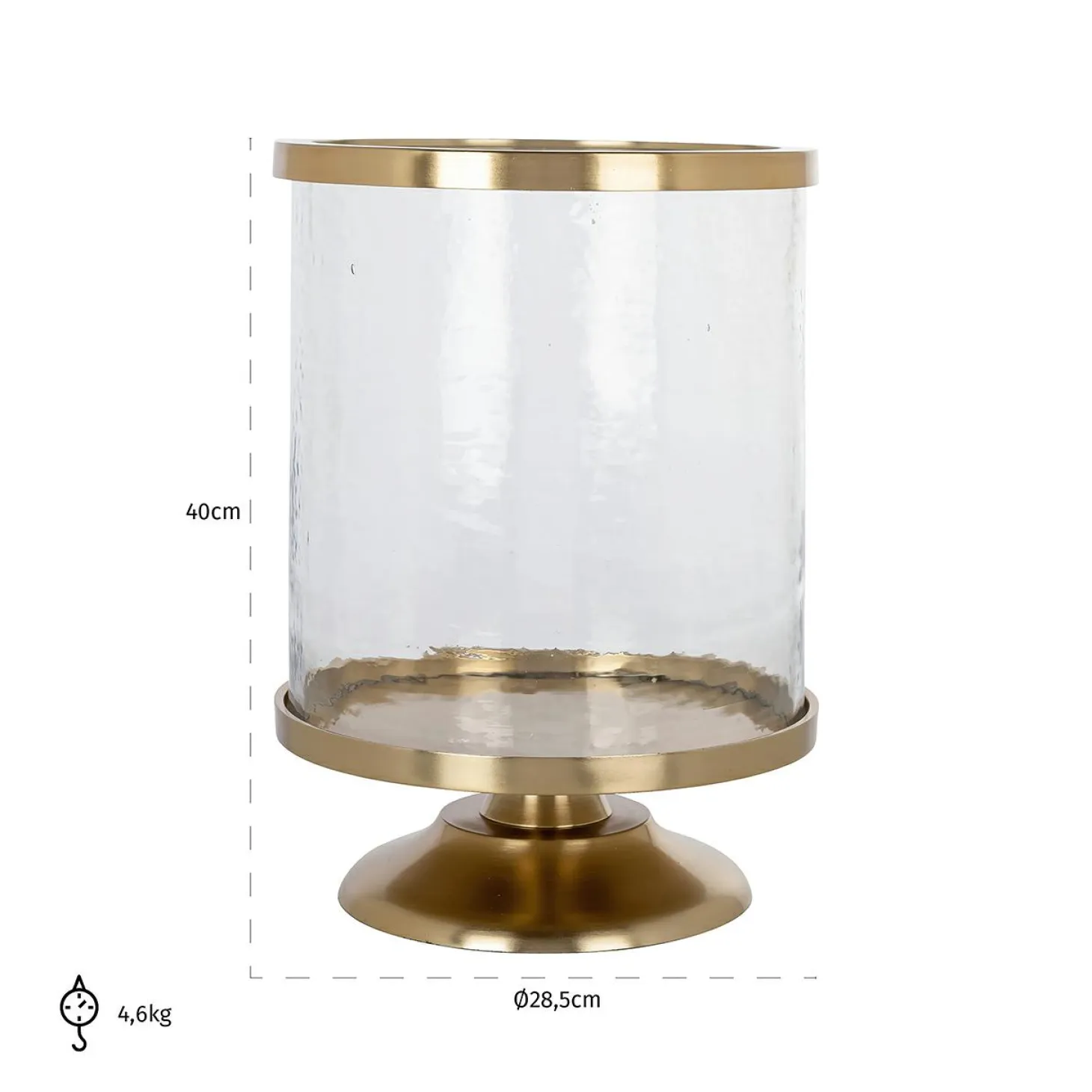Windlicht Jaysin (Gold) - Loft24.nl