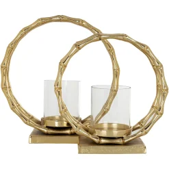 Windlicht Merlyn groot (Gold) - Loft24.nl
