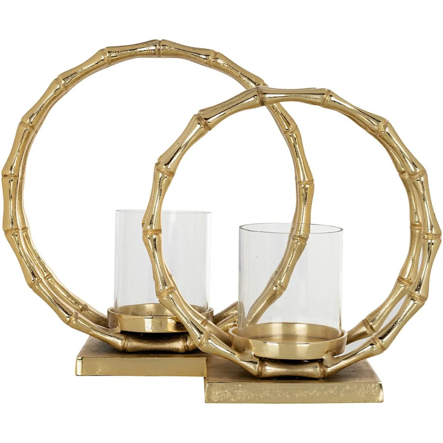 Windlicht Merlyn groot (Gold) - Loft24.nl